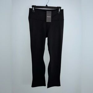 Fabletics Define PowerHold Split Hem Legging - Black, Medium, Short